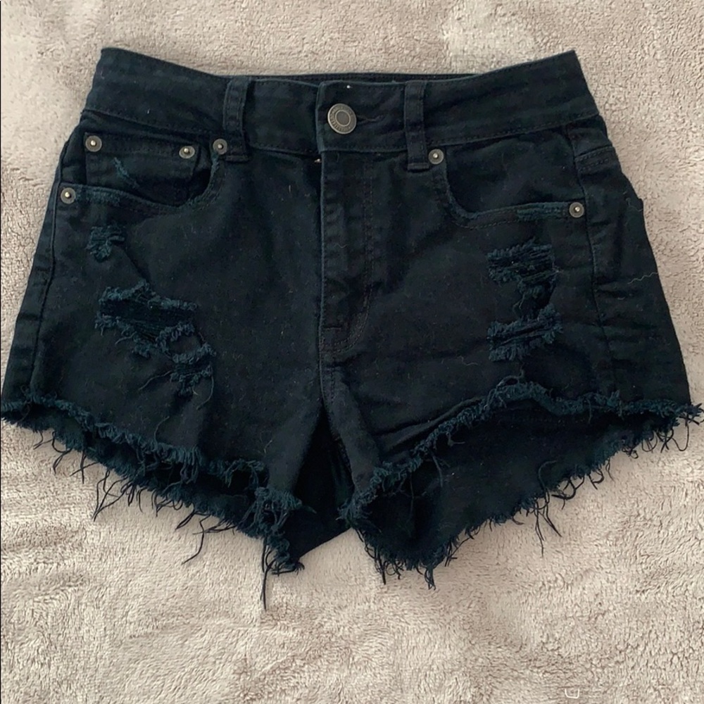 American Eagle High Waisted Jean Shorts